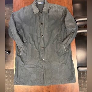 Polo Ralph Lauren Jacket Large Rain Coat Black Lightweight